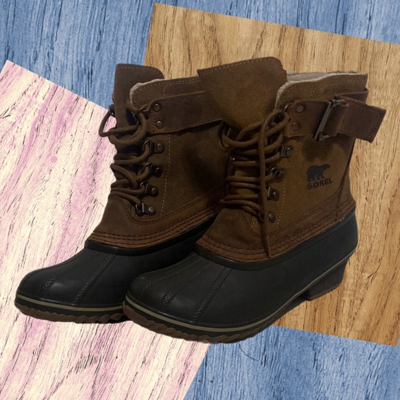 Sorel Shoes - NWOT Sorel Fancy Lace II in Elk/Grizzly Bear